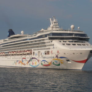 Norwegian Star leaving Tallinn