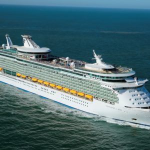 Navigator, NV, Navigator of the Seas, aerial, at sea, top side view